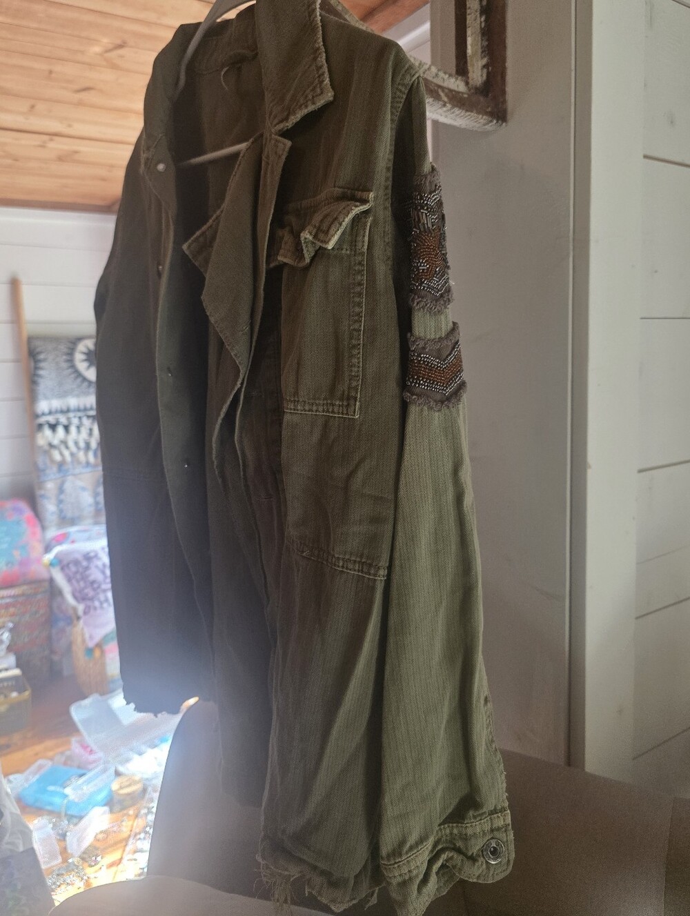 Free People Utility Patch Jacket - Picture 6 of 7